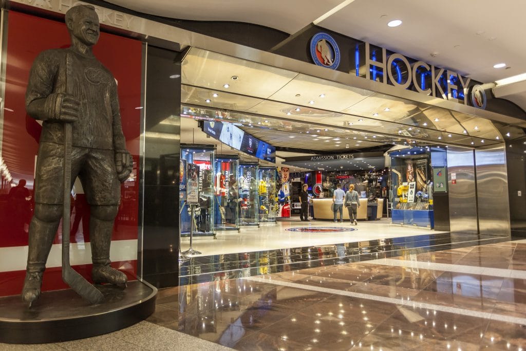 The hockey hall of fame in Toronto.