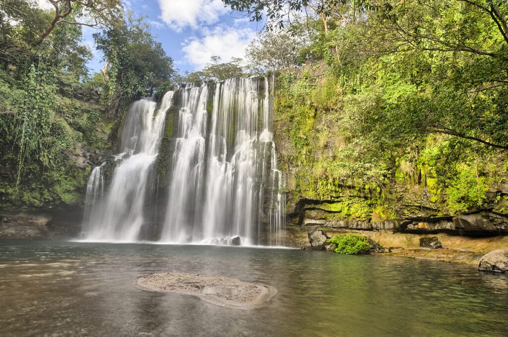 Beautiful Llano de Cortes Falls Costa Rica.